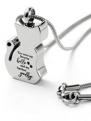 Personalized Cat Urn Necklace with Name