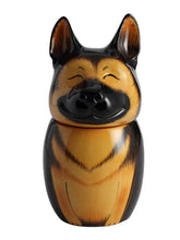 German Shepherd Dog Pet Urn | Ceramic Dog Urn Memorial | Handmade