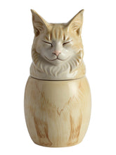 Maine Coon Cat Pet Urn | Ceramic Cat Urn Memorial | Handmade