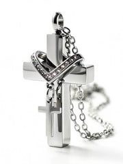 Faith Cross Pet Memorial Necklace