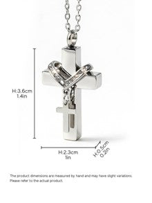 Faith Cross Pet Memorial Necklace