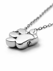 Paw Print Cremation Necklace
