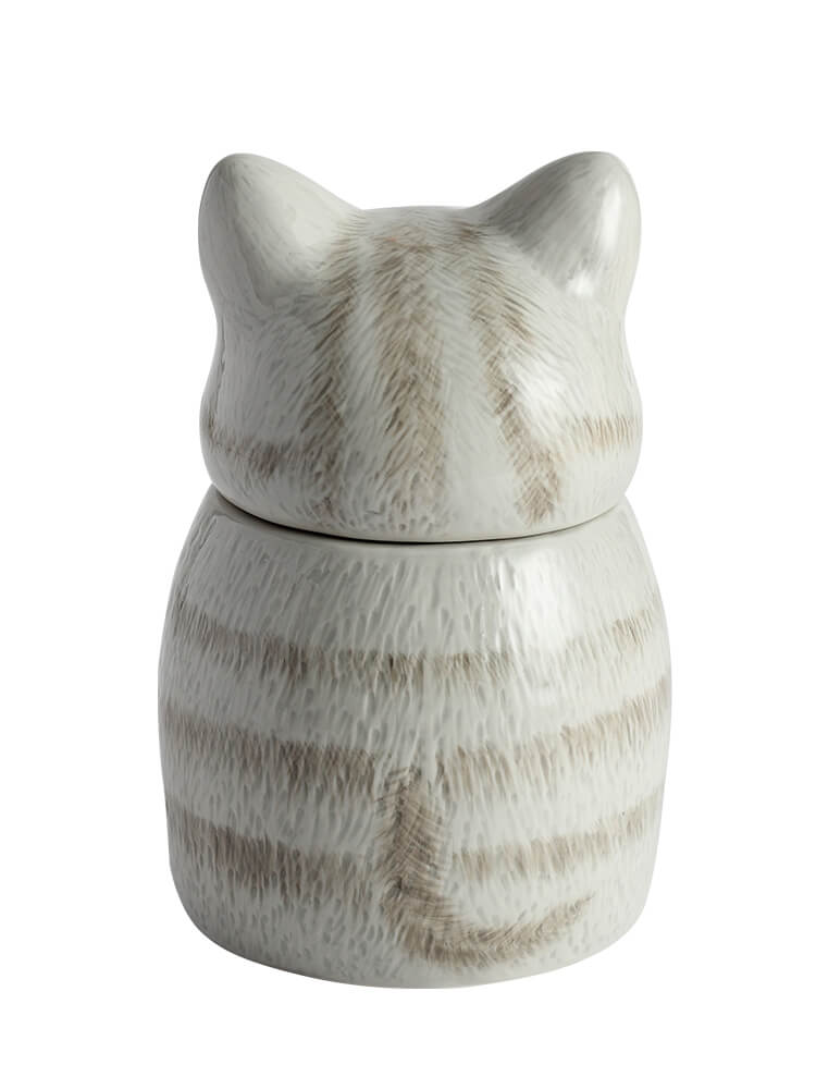 American Shorthair Cat Pet Urn|  Ceramic Cat Urn Memorial |Handmade