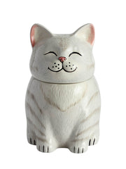 American Shorthair Cat Pet Urn|  Ceramic Cat Urn Memorial |Handmade