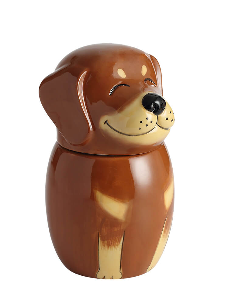 Dachshund Pet Urn | Ceramic Dog Urn Memorial | Handmade