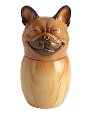 French Bulldog Pet Urn | Ceramic Dog Urn Memorial | Handmade
