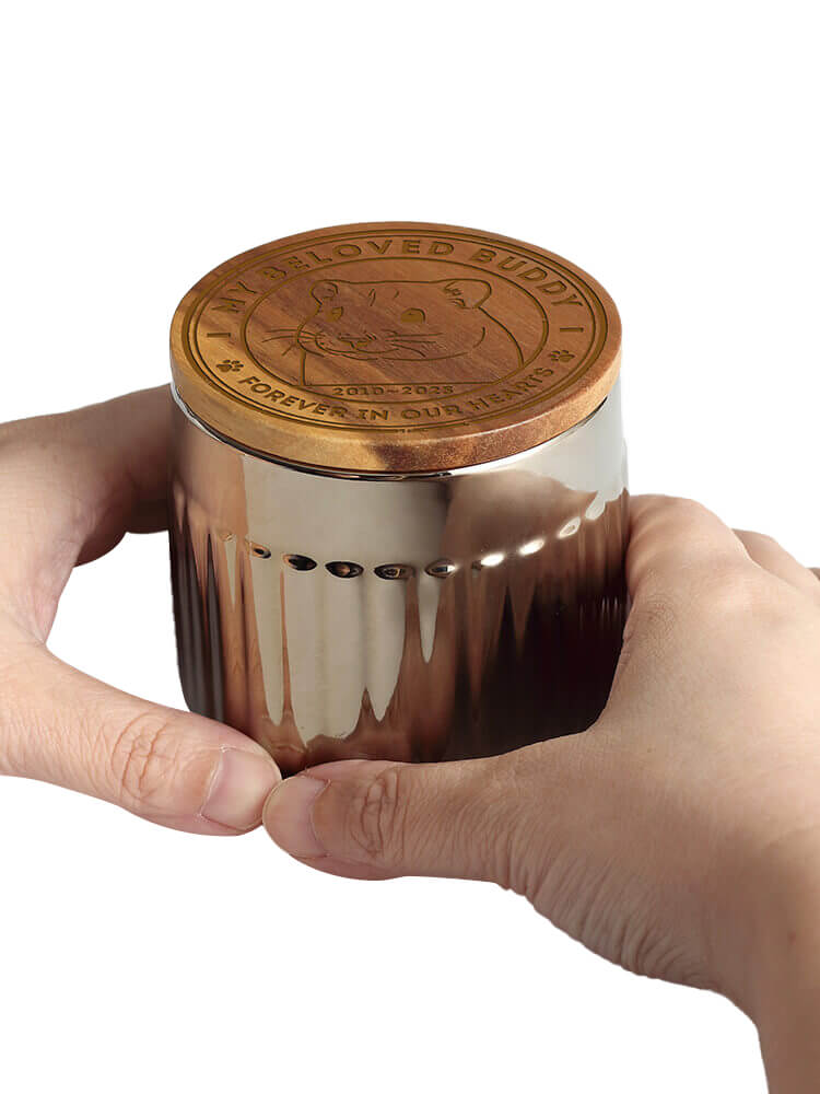 Small pets Ceramic Pet Urn for Ashes Pet Urn|  Ceramic Cat Urn Memorial |Handmade