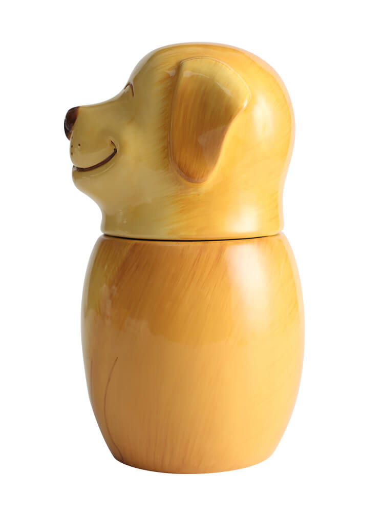 Labrador Retriever Pet Urn | Ceramic Dog Urn Memorial | Handmade