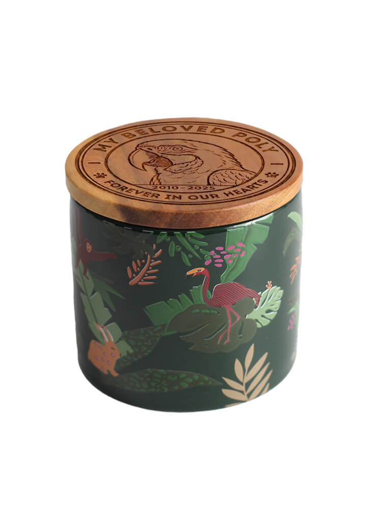 Small pets Ceramic Pet Urn for Ashes Pet Urn|  Ceramic Cat Urn Memorial |Handmade