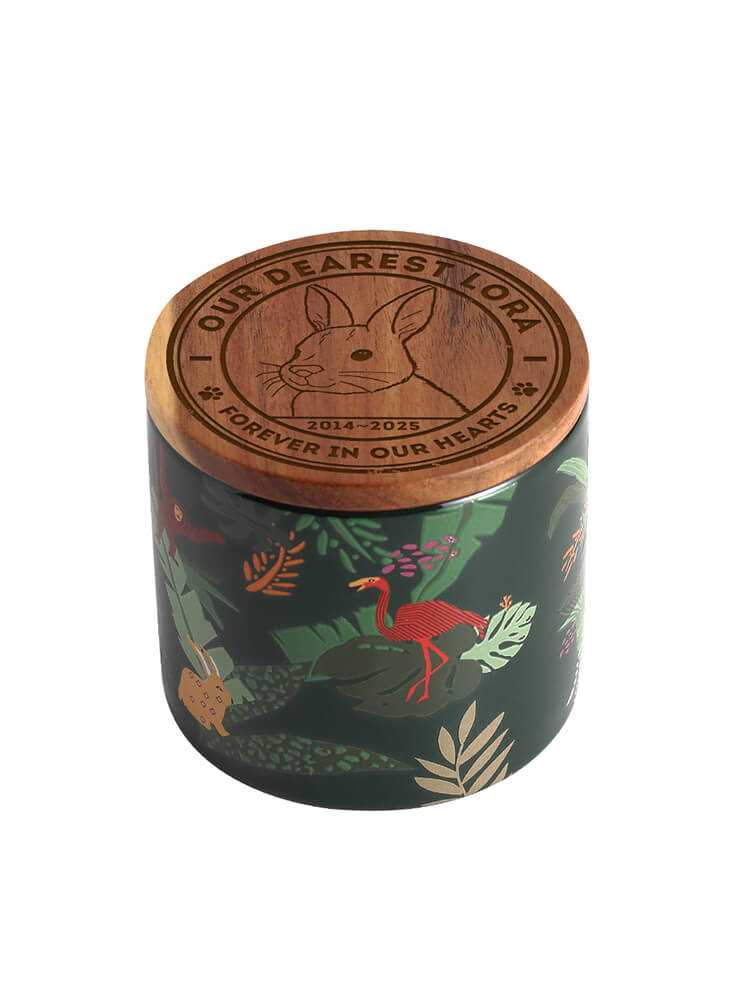 Small pets Ceramic Pet Urn for Ashes Pet Urn|  Ceramic Cat Urn Memorial |Handmade