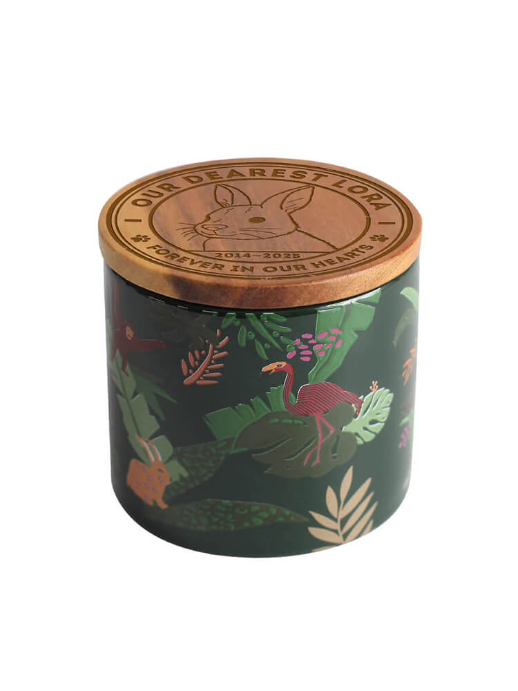 Small pets Ceramic Pet Urn for Ashes Pet Urn|  Ceramic Cat Urn Memorial |Handmade