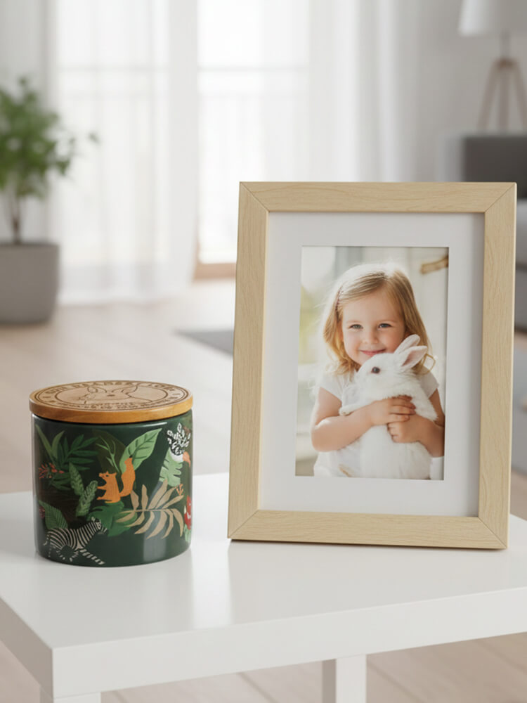 Small pets Ceramic Pet Urn for Ashes Pet Urn|  Ceramic Cat Urn Memorial |Handmade