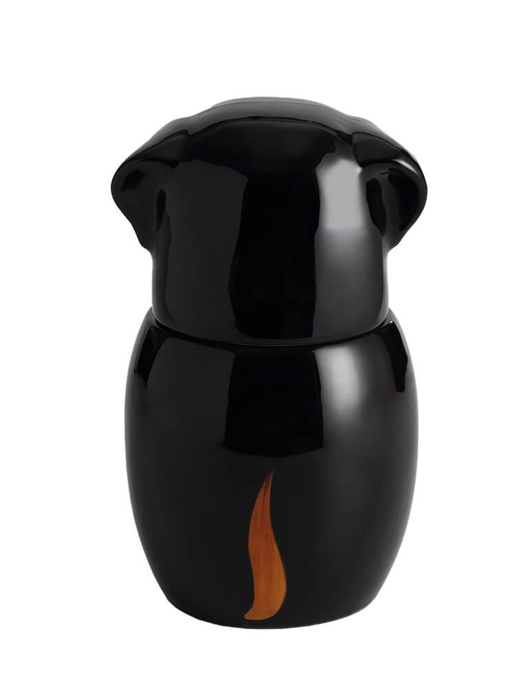 Rottweiler Pet Urn | Ceramic Dog Urn Memorial | Handmade